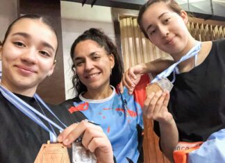 Dos fueguinas lograron medallas en el Nacional de Bádminton
