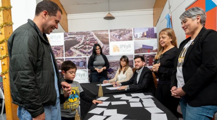 Se concretó el primer sorteo de lotes para docentes, policías y profesional de la salud en Ushuaia