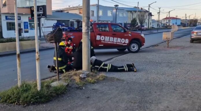 Un hombre sufrió un corte en la cabeza y fue trasladado al Hospital Regional