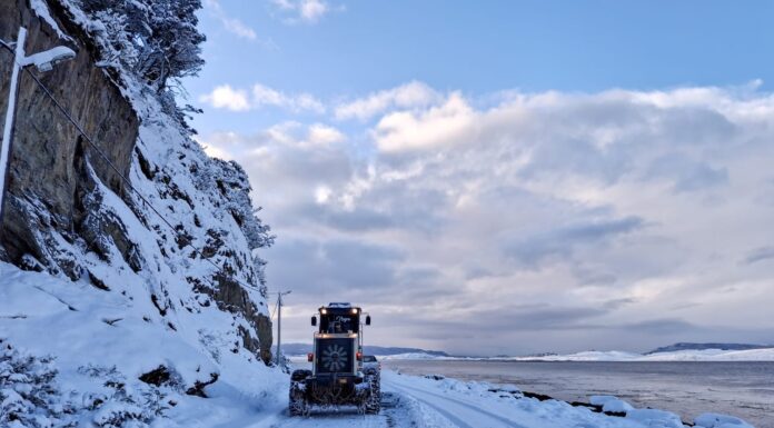 Continúa la alerta amarilla por nevadas y fuertes vientos en zonas altas de la provincia
