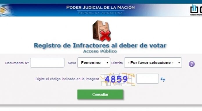 Cómo justificar la no emisión del voto