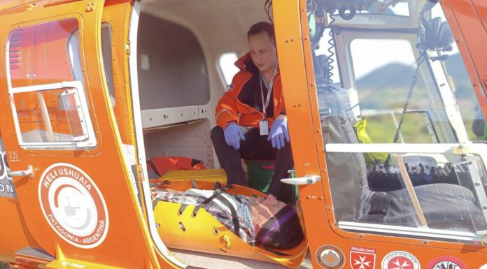 Capacitan a personal fueguino en evacuaciones aeromédicas para fortalecer la respuesta sanitaria ante emergencias