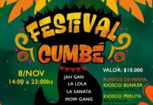 FESTIVAL CUMBÉ 08 nov – Av. San Martín 54