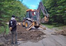 Vialidad provincial avanza con mejoras en el acceso al mirador Cerro Jeujepen