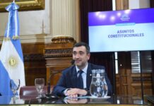 Coto asume al frente de una comisión clave del Senado