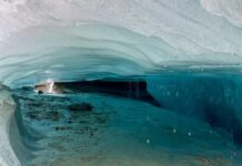 Alerta vigente: prohíben el ingreso a las cuevas de hielo del glaciar Vinciguerra por riesgo extremo