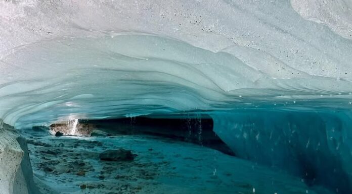Alerta vigente: prohíben el ingreso a las cuevas de hielo del glaciar Vinciguerra por riesgo extremo