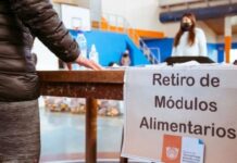 Cronograma de entrega de módulos alimentarios para beneficiarios del programa Bienestar