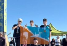 Tres jóvenes fueguinos hicieron historia en el scooter y clasificaron al mundial
